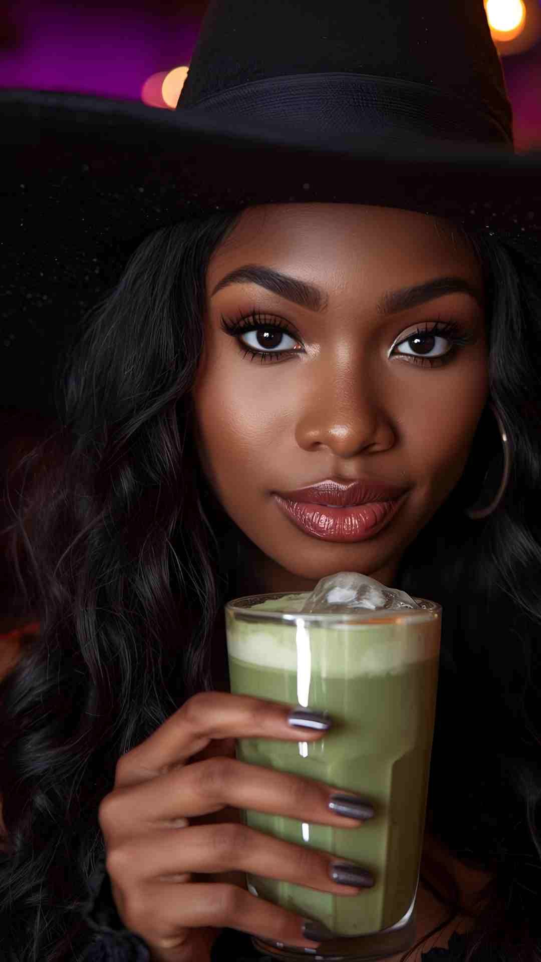 Nyra Elira Halloween Matcha Party Hexe